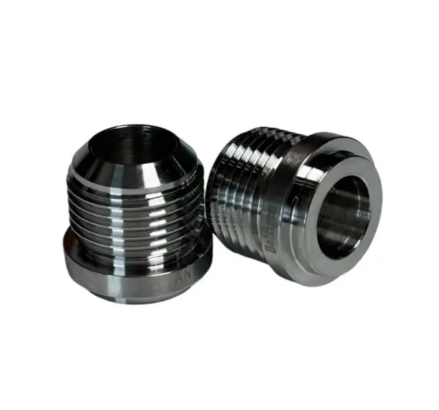 AN12 Weld On Bung Stainless Steel Male Fuel Oil Tank Fitting Thread Hose Adapter