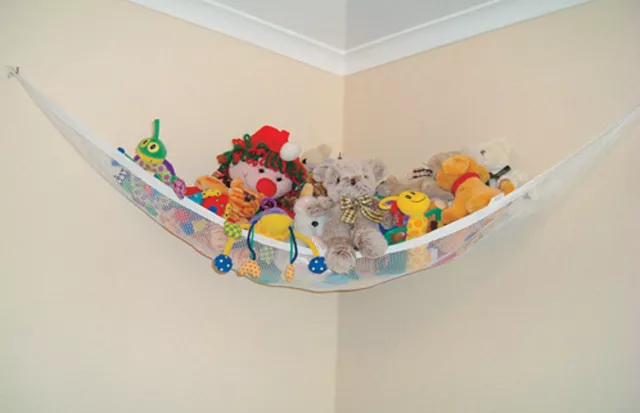 Large Soft Toy Hammock Mesh Net Teddy Bear Keep Baby Childs Bedroom Nursery Tidy 3