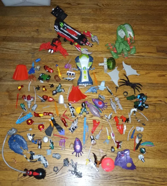 Lot Vintage marvel toy biz 1990s Weapons Parts Xmen Spiderman Iron man Hulk Mix