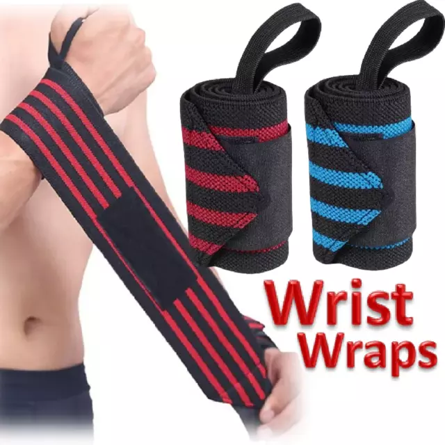 Wrist Wraps Weight Lifting Gym Muscle Training Wrist Support Straps Bodybuilding