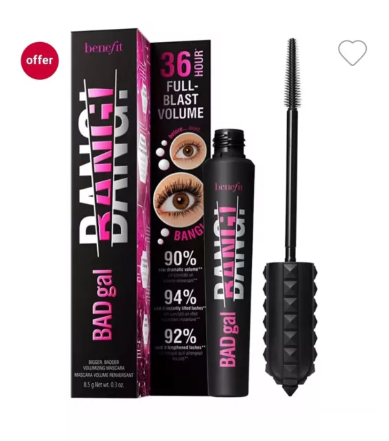 Benefit BADGAL BANG ! - Volumizing Mascara New With Box Rrp 24£