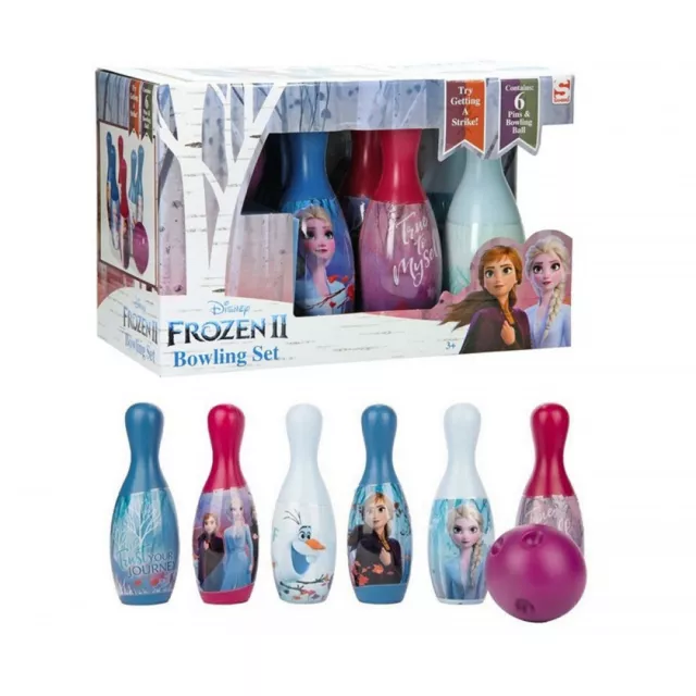 Eiskönigin Bowling Set Kegelspiel Kegel Sommer Party Frozen Disney Geschenkset