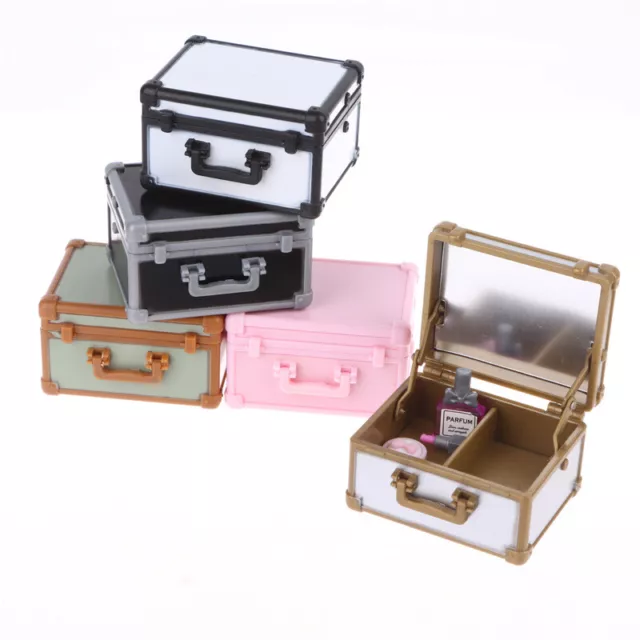 1pc 1/12 Dollhouse Miniature Vanity Box Dresser Beauty Product Accessories Decor