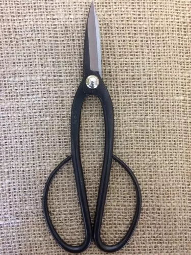 Yagimitsu Japanese Bonsai Tools Black Carbon Steel 200mm Curved Shears