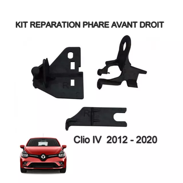 SUPPORT CLIPS REPARATION Phare Avant Droit prévu Peugeot 308 I - 6212E4 EUR  23,90 - PicClick FR