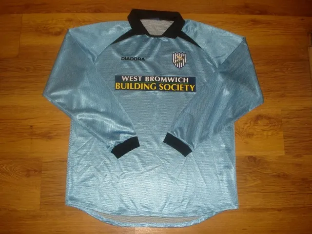 Diadora WEST BROMWICH ALBION 2003-2004 Goalkeeper Shirt Jersey England SIZE: XL