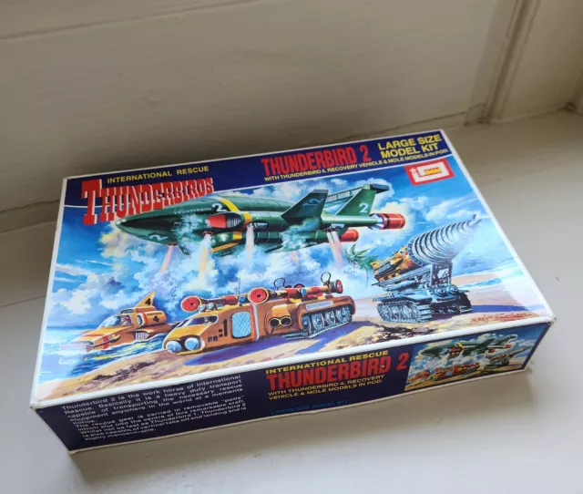Rare Vintage Imai Thunderbirds Thunderbird 2 Large Size Model Kit SU310
