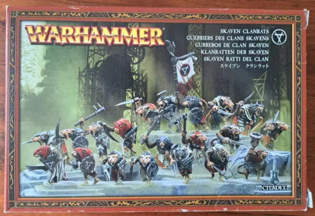 Warhammer The Old World Age of Sigmar Skaven Klanratten Clanrats