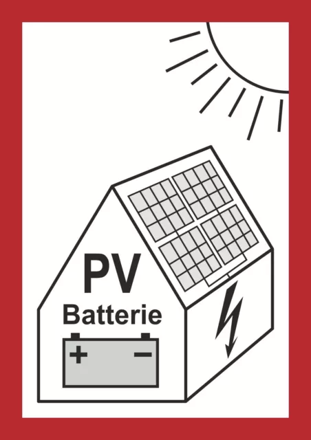 BRESKO PV-Anlage Aufkleber Hinweisaufkleber 40 Stk. auf einem DIN A4 Bogen  Solaranlage Sicherheitsetiketten Hinweis Solar Photovoltaik Schild :  : Bürobedarf & Schreibwaren