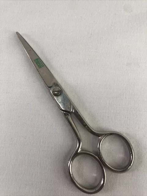 Vintage PHENIX Steel Scissors Made in ITALY 5.25" Craft Scissors Tighten/Loosen