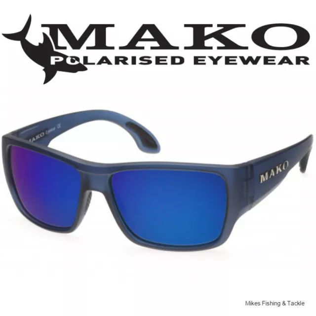 Mako COVERT - Blue Mirror Glass Sunglasses Polarised - M60-G1HR6