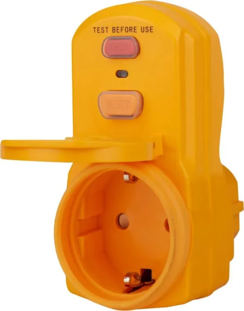 Brennenstuhl FI Fehlerstrom Schutz Schalter Personenschutz Schalter Adapter 2