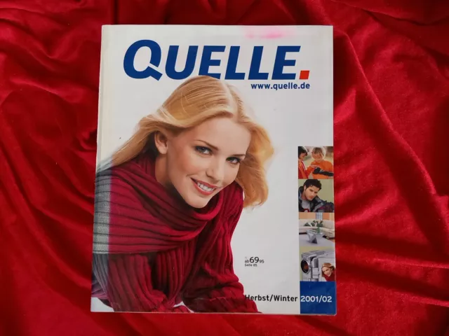 QUELLE Katalog Herbst Winter 2001 / 2002 - vintage Versandhauskatalog #182c