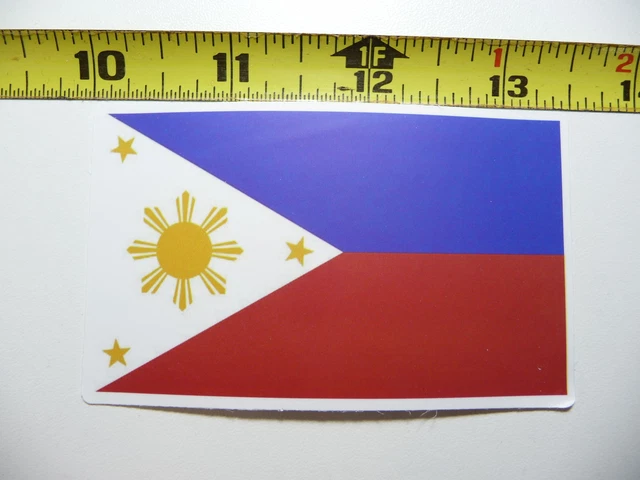 Philippines Flag Decal Sticker Country Pride Nation Government