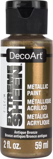 Decoart Americana Extreme Sheen Jar of Paint, Acrylic, Antique Bronze, 59 Ml (Pa