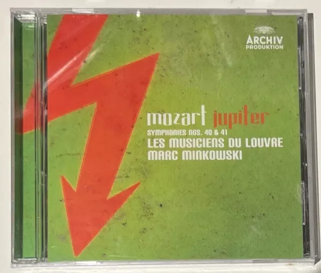 Mozart Symphonies Nos. 40 & 41 Les Musiciens-Du Louvre minkowski 2006 Archiv CD