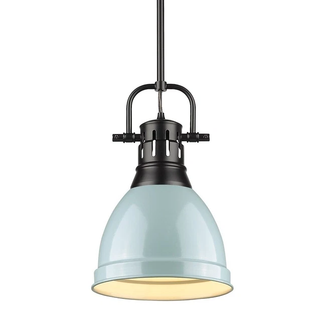 Golden Lighting - One Light Pendant - Duncan - 1 Light Small Pendant with Rod in