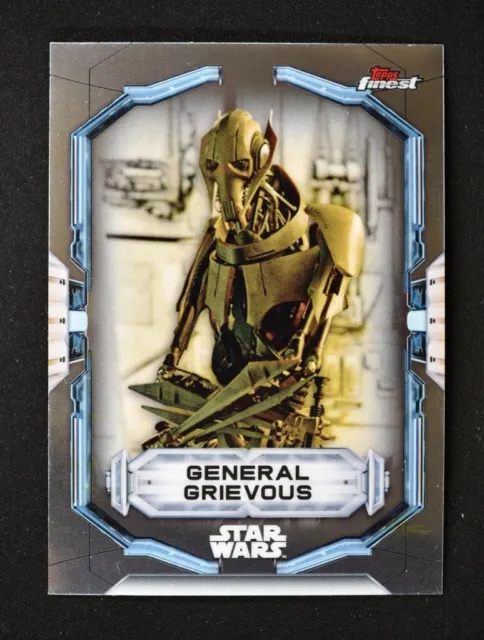 2022 Finest Star Wars Base #40 General Grievous