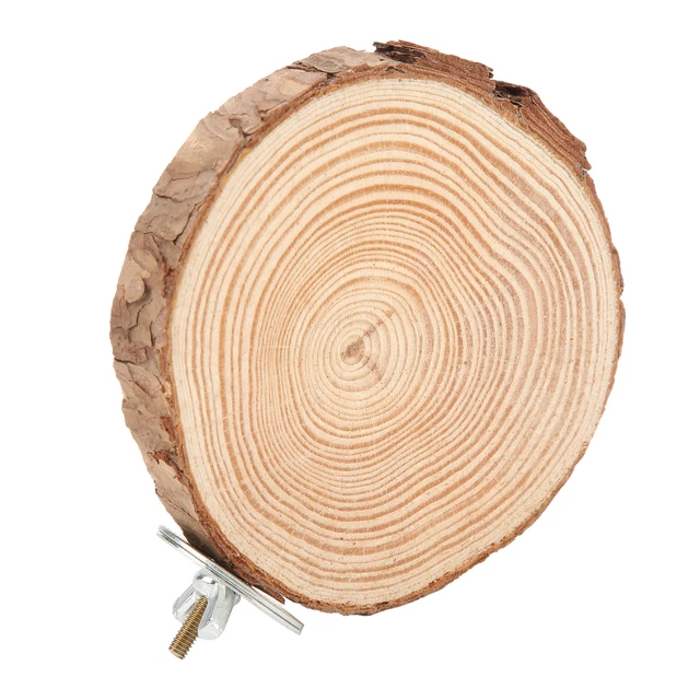 Piatto In Legno Naturale Per Gabbia Uccelli Pappagalli Bitin HB0 DB3