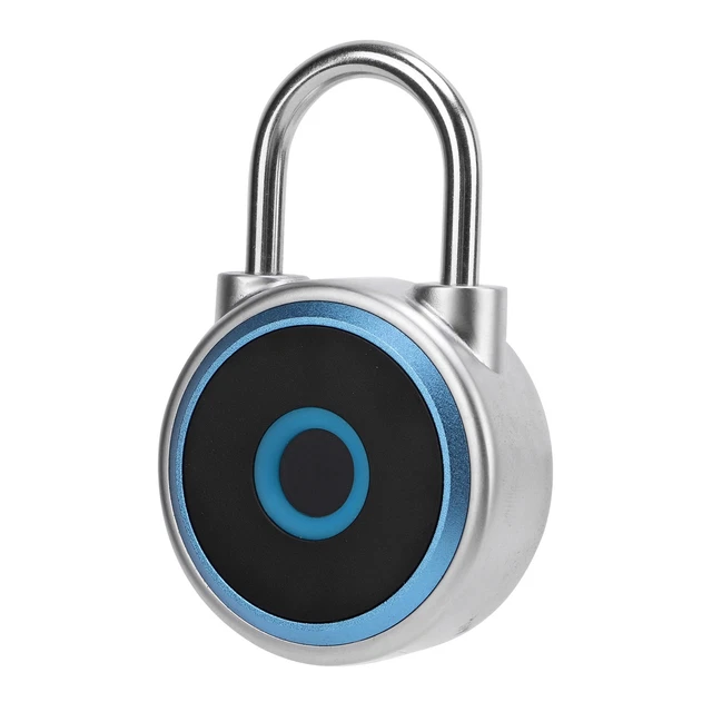 (Bleu)Cadenas 'empreintes Digitales GS50F Serrure Intelligente Sans Clé