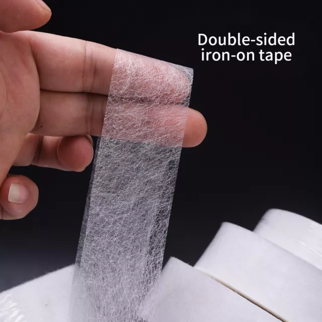 OUTUS 70 YARDS Iron on Hem Tape Fabric Fusing Hemming Tape No Sew Hem Tape  Roll $14.33 - PicClick AU
