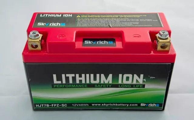 ⚡️ 🔋 SKYRICH DUCATI Panigale 899 1199 Lithium Ion Battery HJT7B-FPZ-SC YT7B-BS