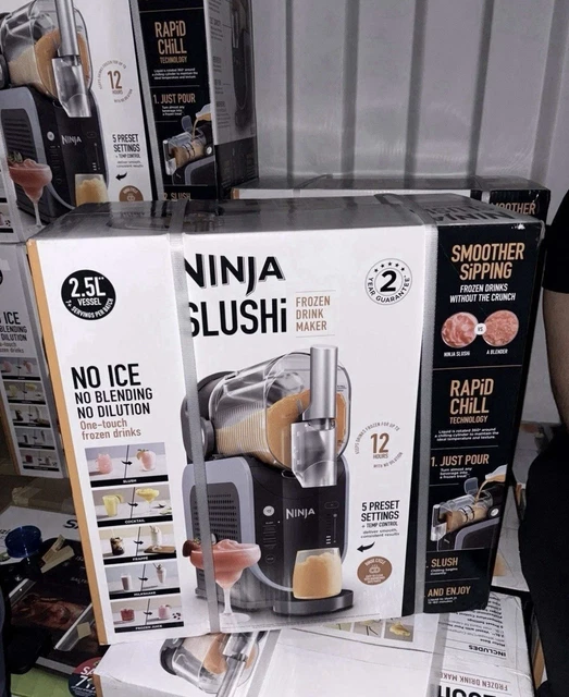 NINJA SLUSHI FROZEN Drink Maker FS301UK Slushy Slush Machine Spedizione il giorno successivo EUR