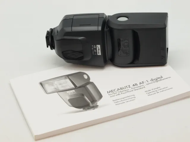 Metz mecablitz 48 AF-1 TTL Shoe Mount Flash for Olympus & Panasonic SLR Cameras 3