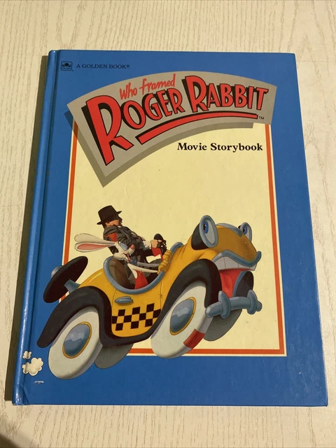 Roger Rabbit's Notebook WHO FRAMED ROGER Rabbit - Movie Storybook - 1988 - Hardback Book £0.99 ...