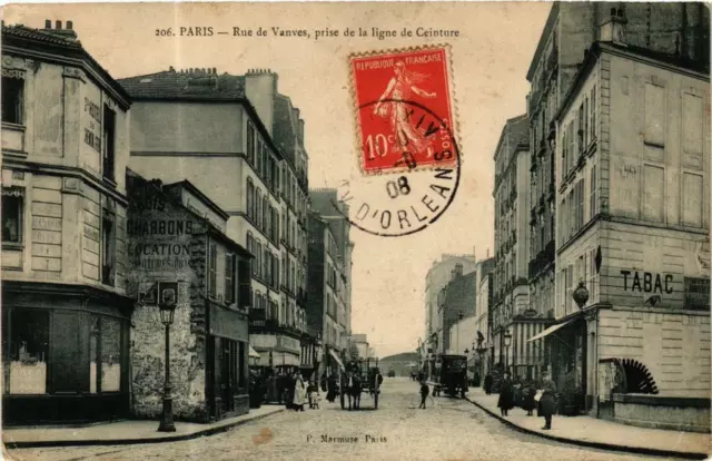 CPA PARIS 16e Rue de Vanves. P. Marmuse Belt Line Socket (479856)
