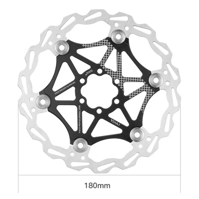 Bike Disc Brake Rotor Hollow Heat Dissipation 6 Bolt 160/180/203MM Options