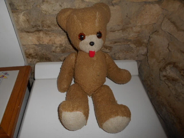 Ancienne Peluche Chien Des Années 1940/50 - Jouet Enfant Vintage, Neuf