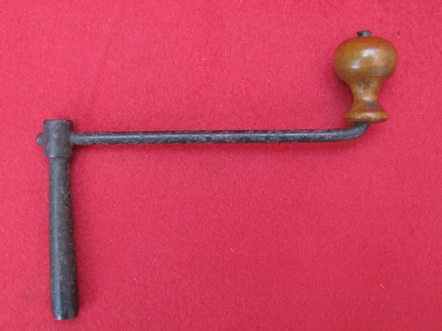 Lot De 6 Clés De Remontoir Pour Pendule Comtoise, 18/19ème, Métal Et Bois