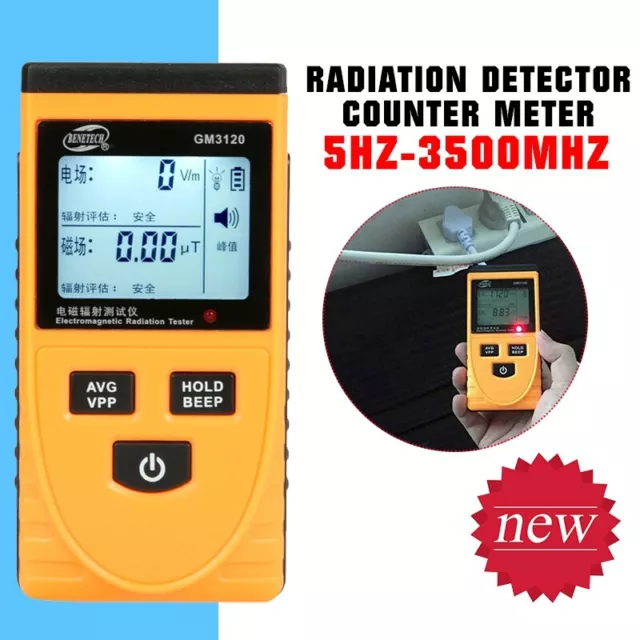 GM3120 LCD Digital Electromagnetic Radiation Detector Meter Dosimeter Counter