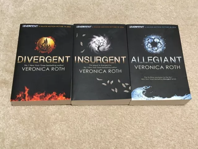 Divergent, Insurgent and Allegiant by Veronica Roth