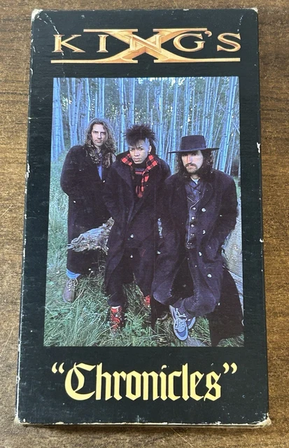 MEGAFORCE STUDIOS KING'S X Chronicles VHS Rock Music Concerts 1991 NTSC ...