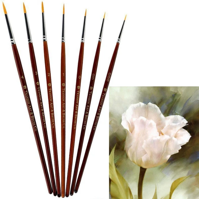 sable cheveux le dessin brosses à ongles peinture à l'huile. l'acrylique