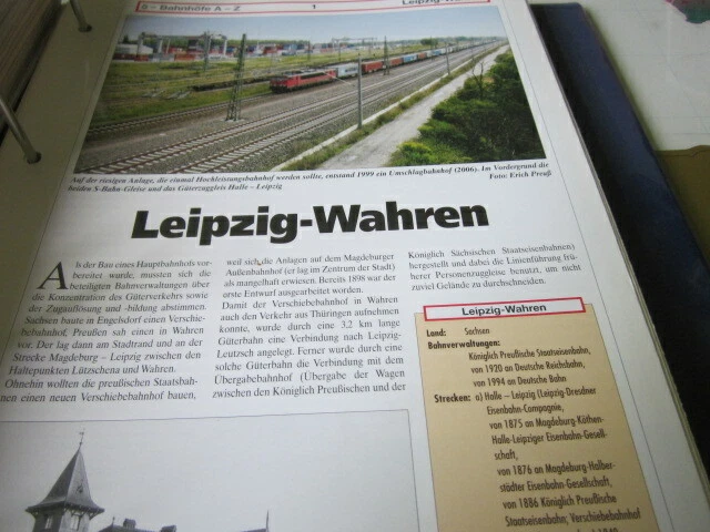 BAHNHOF UND GLEISPLAN Leipzig Wahren 6S Sachsen EUR 6,15 PicClick DE
