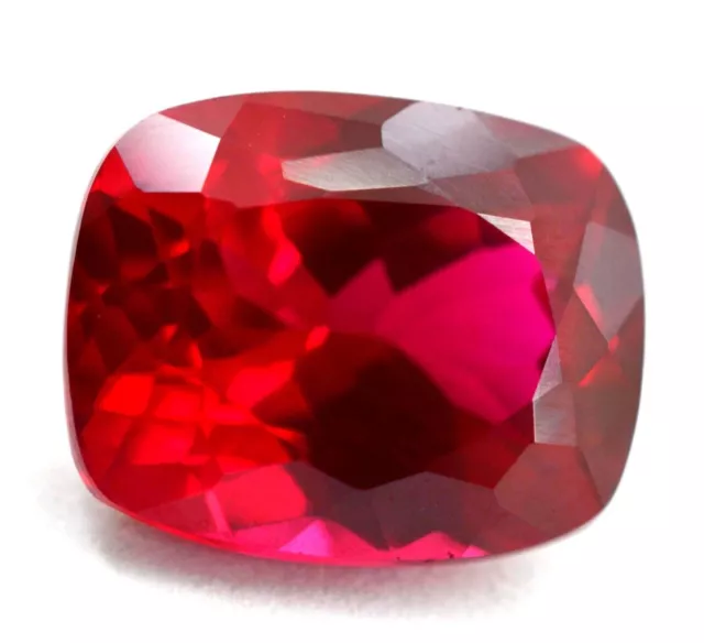 19 Ct+ NATURAL Flawless Mozambique Red Ruby Cushion Cut Loose Certified Gemstone