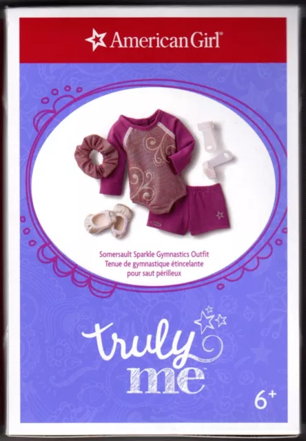 American Girl Doll Truly Me SOMERSAULT SPARKLE GYMNASTICS OUTFIT - BRAND NEW