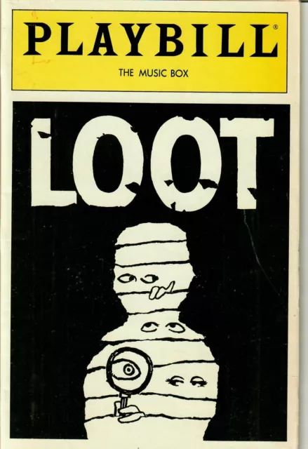 "LOOT" Alec Baldwin (+5) Hand Signed Playbill COA