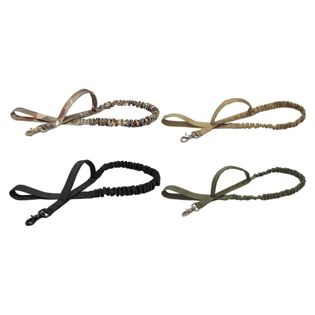 Hebilla de metal elástica bungee de nailon guardería para mascotas suministros correa para perro con