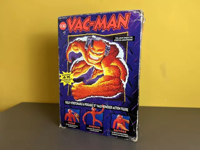 VAC-MAN VINTAGE ARCH ENEMY OF STRETCH ARMSTRONG 1994 - Boxed & complete Vactory