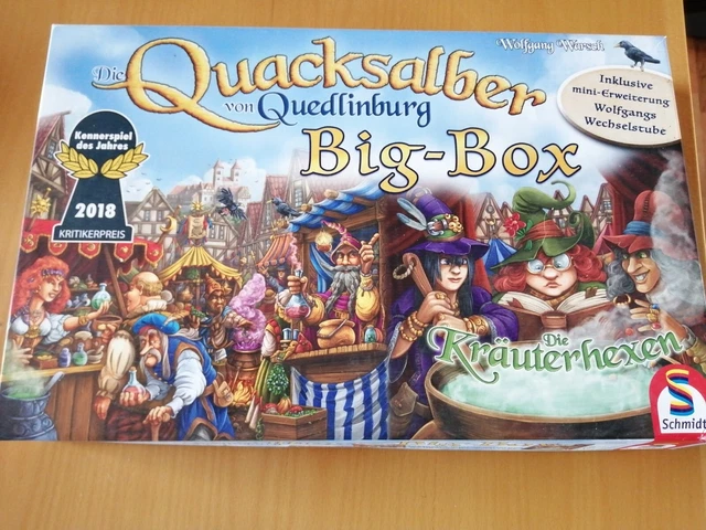 Innen NEU:Die Quacksalber von Quedlinburg Big Box Brettspiel Schmidt Spiele