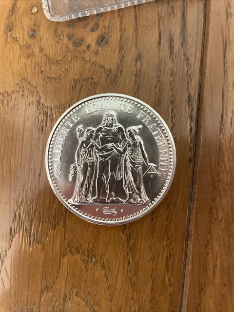 Pièce argent 10 francs hercule 1973