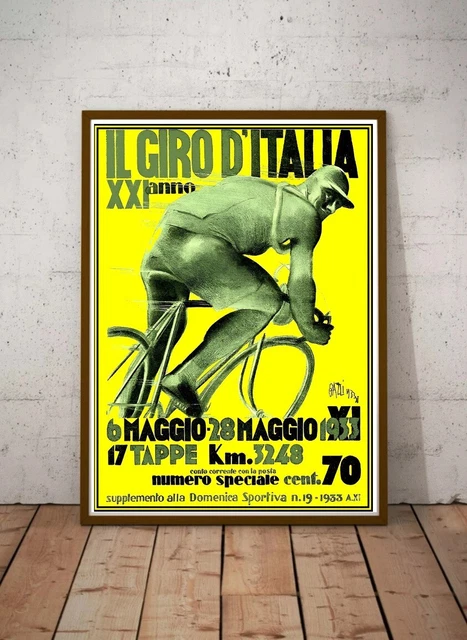 Giro D'italia Fausto Coppi Original Print 1951 Stelvio Pass