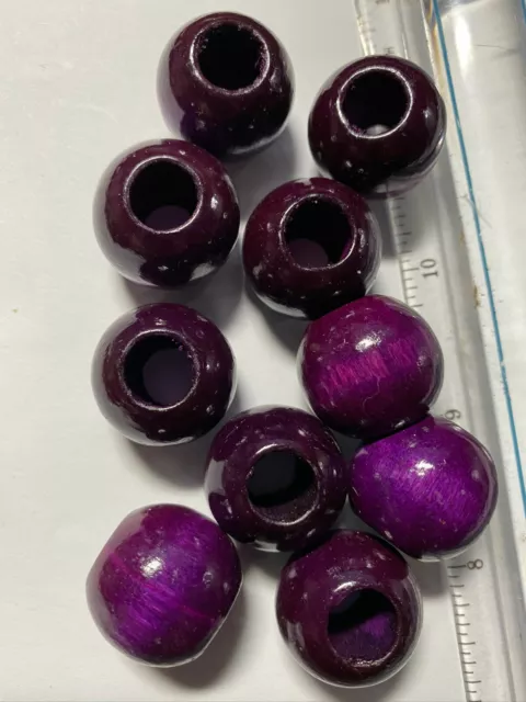 Large Hole Woods Beads ***UPICK*** Wood Beads for Macrame