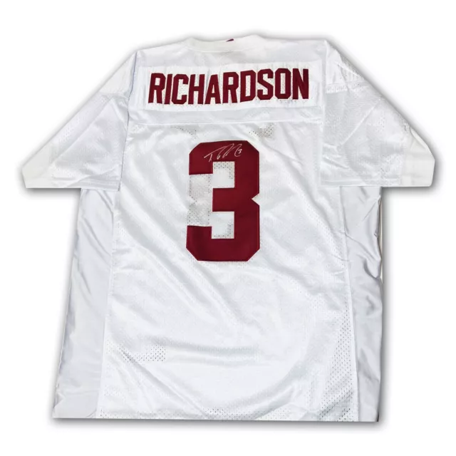 Trent Richardson Signed Alabama Crimson Tide White Nike Rep Jersey-Certified