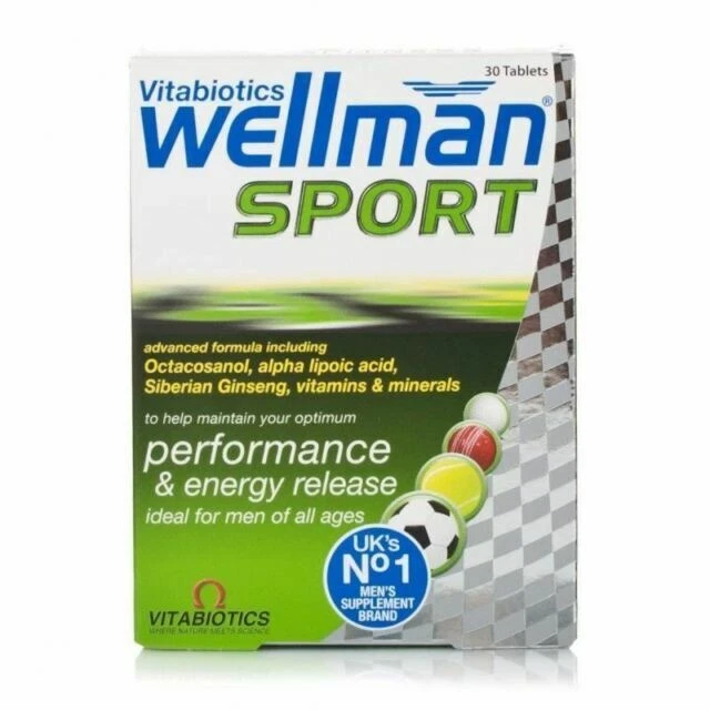 VITABIOTICS WELLMAN SPORT 30 Tablets £6.49 PicClick UK