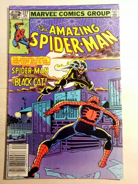 The Amazing Spider-Man #227 (April 1982) Vs. The Black Cat! Marvel Comics